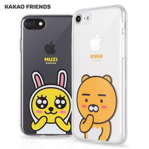 [kakao friends (카카오프렌즈)] 아이폰5/5S/SE UV 클리어 젤리 케이스