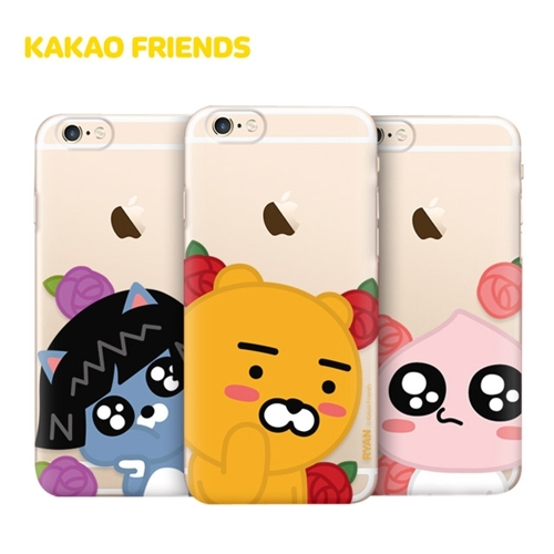 [kakaofriends  (카카오프렌즈)] 아이폰5/5S/SE 꽃망울 클리어 케이스