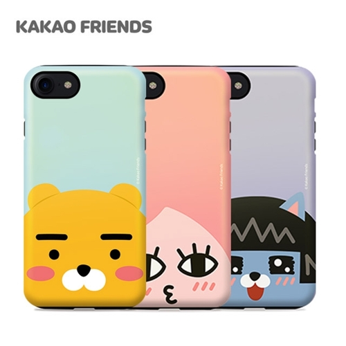 [kakao friends (카카오프렌즈)] 아이폰6/6S플러스 얼굴 이중 범퍼 케이스