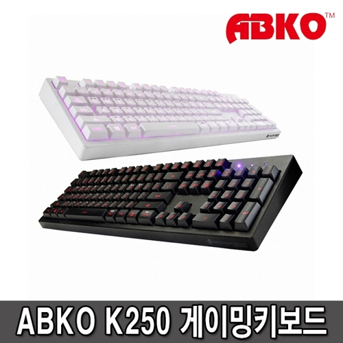 ABKO HACKER K250 7COLORS LED 게이밍키보드 