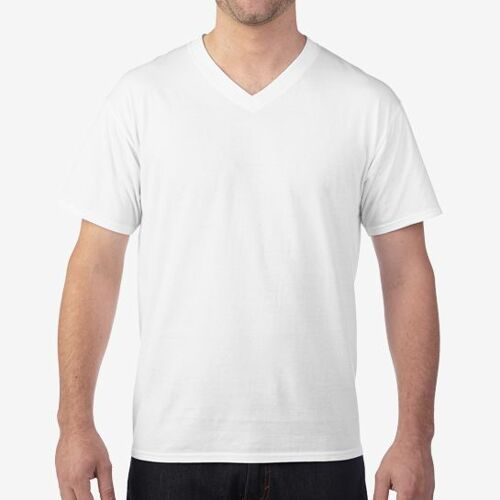 [무지] 길단 - 반팔 브이넥 티셔츠 Asia fit (63v00)