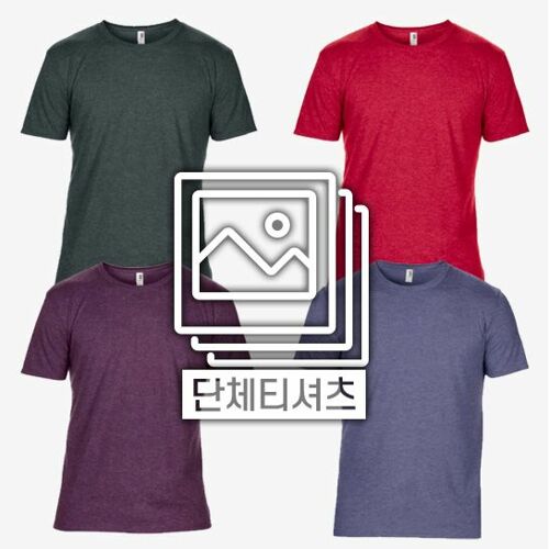 [프린팅] 얇은 고급 원단<br>티셔츠 - USA fit (6750)