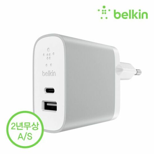 벨킨 USB-C타입+USB-A타입 가정용 충전기 F7U011kr