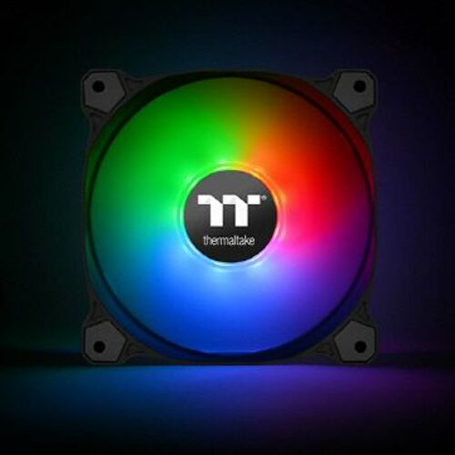 써멀테이크 퓨어 플러스 12 LED RGB 라디에이터 팬 TT프리미엄 에디션
