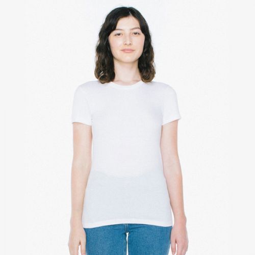 [무지] 아메리칸 어패럴 여성 반팔 라운드 티셔츠 (2102W)