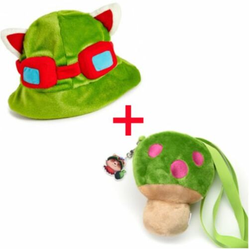 [LoL] 티모 모자 + 독버섯 크로스백 세트 (옵션에서 2상품 모두 선택)