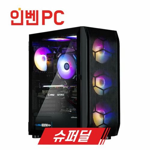[인벤PC] GA-34 슈퍼딜 / AMD R5 7500F / RX 7600 / 중급 게이밍 PC / 조립 컴퓨터