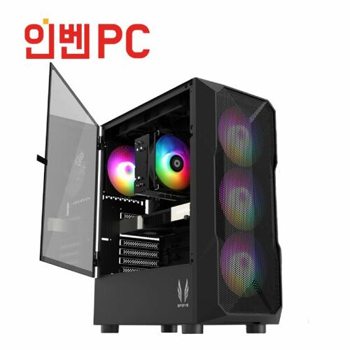 [인벤PC] GA-37 / AMD R5 7500F / RTX 4060 / 중급 게이밍 PC / 조립 컴퓨터