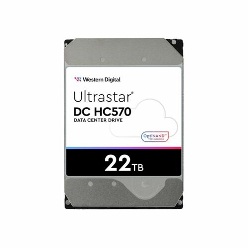 [Western Digital] WD Ultrastar HDD DC HC570 22TB WUH722222ALE6L4 (3.5HDD/ SATA3/ 7200rpm/ 512MB/ CMR)
