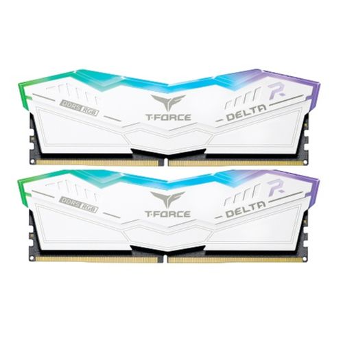 [TeamGroup] T-Force DDR5-5600 CL36 Delta RGB 화이트 패키지(32GB(16Gx2))