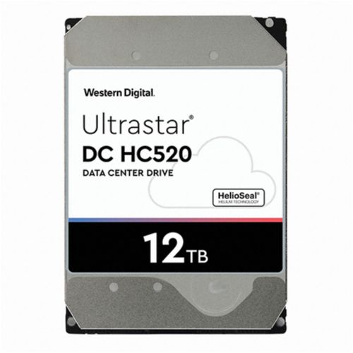 [Western Digital] WD Ultrastar HDD DC HC520 12TB HUH721212ALE600 (3.5HDD/ SATA3/ 7200rpm/ 256MB/ PMR)