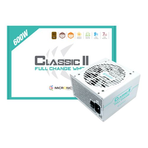 [마이크로닉스] Classic II 풀체인지 600W 80PLUS BRONZE 230V EU 화이트