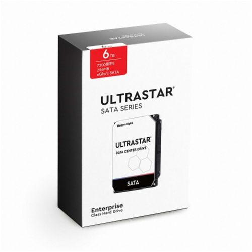 [Western Digital] [1팩상품] WD Ultrastar HDD 6TB DC HC310 HUS726T6TALE6L4 패키지 (3.5HDD/ SATA3/ 7200rpm/ 256MB)