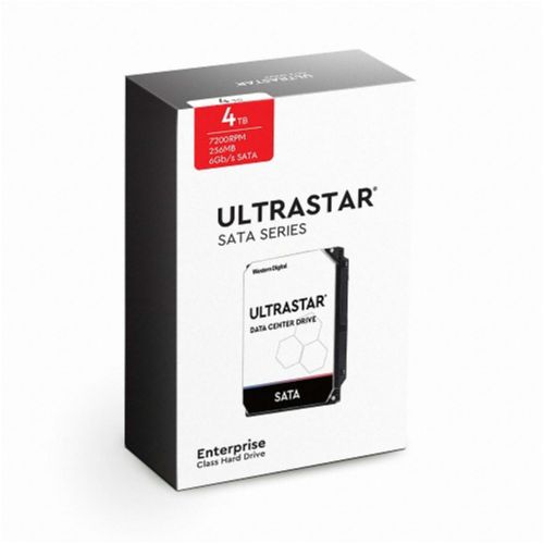 [Western Digital] [1팩상품] WD Ultrastar HDD 4TB DC HC310 HUS726T4TALA6L4 패키지 (3.5HDD/ SATA3/ 7200rpm/ 256MB)