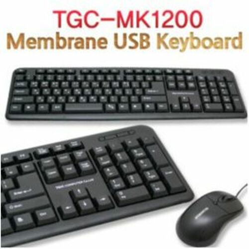 [TGIC] 유선 데스크탑 세트 TGC-MK1200 USB (블랙)