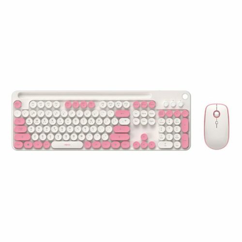 [ABKO] WKM50 펜홀더형 무선 키보드 마우스 세트(핑크)