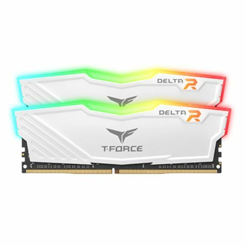 [TeamGroup] T-Force DDR4 64G PC4-25600 CL16 Delta RGB White (32Gx2)