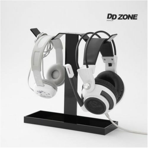 [에이데이타코리아]  DDZONE HK-01 아크릴 헤드셋거치대 2개 동시거치