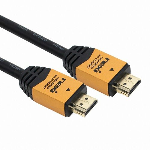 [NEXI] HDMI V2.0 골드메탈 케이블 10m (NX-HD20100-GOLD) NX462   