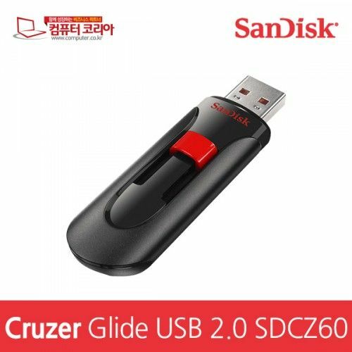 [SanDisk] 샌디스크 글라이드 Glide Z60 (128GB/레드블랙) [SDCZ60-128G]