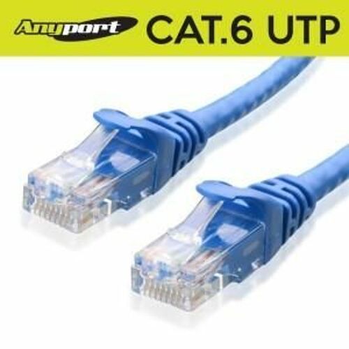 [ANYPORT] CAT.6 UTP 다이렉트 랜케이블 블루 10M (AP-6UTP-10M(BL))