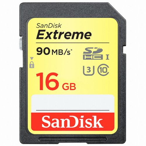 [SanDisk] 샌디스크 SDHC/XC Class10 Extreme 600배속 UHS-I (U3) 90MBs SDHC 16GB [SDSDXNE-016G]