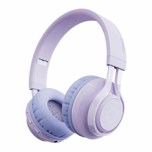 [디알고] 디알고 블루투스5.0 휴대용 청력보호 무선 헤드폰 BH07C 퍼플