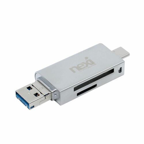 [NEXI] NX886 NX-3IN1CRS 3 IN 1 올인원 카드리더기 (실버)