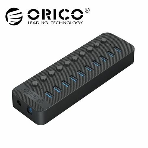 [오리코] ORICO CT2U3-10AB USB3.0 10포트 허브(블랙)