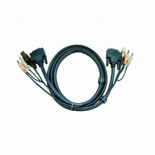 [ATEN] KVM 케이블 (USB,오디오,DVI-D) 5m(2L-7D05U)