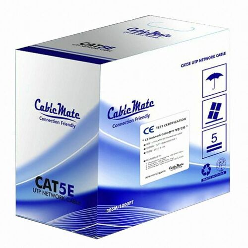 [CABLEMATE] CAT.5E UTP 랜케이블 305M [1롤/박스] 블루