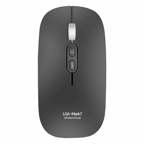 [For LG]  FOR LG LGA-MARK7 충전식 무선 무소음 마우스(블랙)