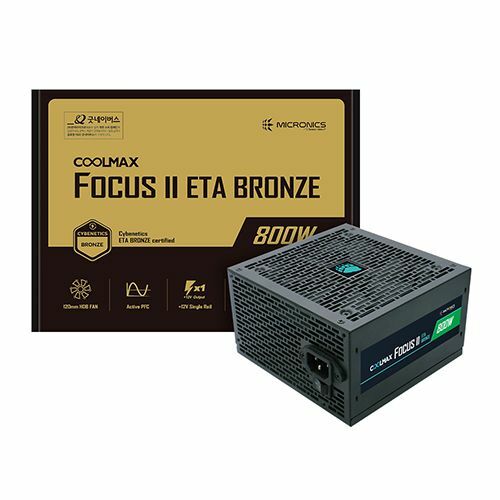 [마이크로닉스] COOLMAX FOCUS II 800W ETA BRONZE PCIE5