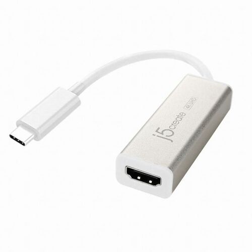 [EzNet] NEXT-JCA153 USB Type-C to HDMI 컨버터 (오디오 지원) [실버]