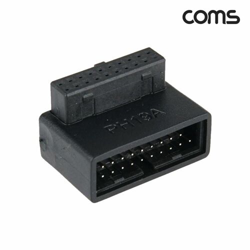 [Coms] USB 3.0 19핀 변환젠더 90A 상향꺾임 [JA133]