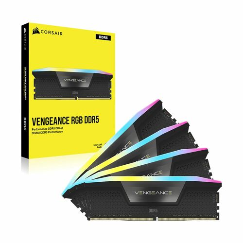 [CORSAIR] DDR5-5200 CL38 VENGEANCE RGB BLACK 패키지(192GB(48Gx4))