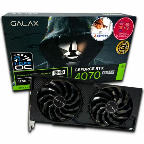 [갤럭시] GALAX 지포스 RTX 4070 SUPER 2X D6X 12GB