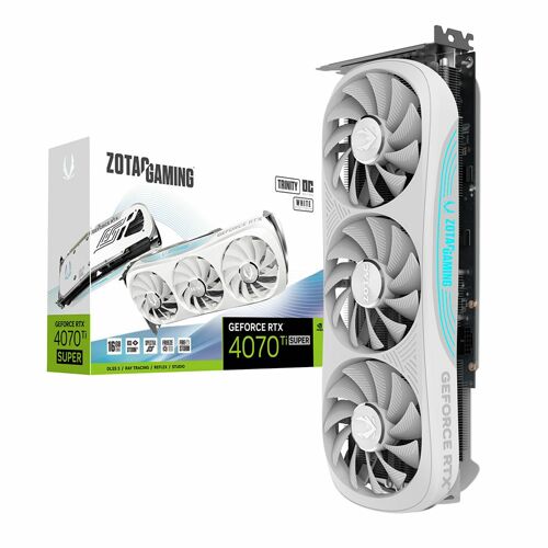 [ZOTAC] GAMING 지포스 RTX 4070 Ti SUPER Trinity OC D6X 16GB White