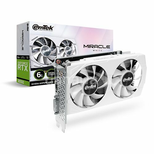 [이엠텍] 지포스 RTX 3050 MIRACLE WHITE D6 6GB