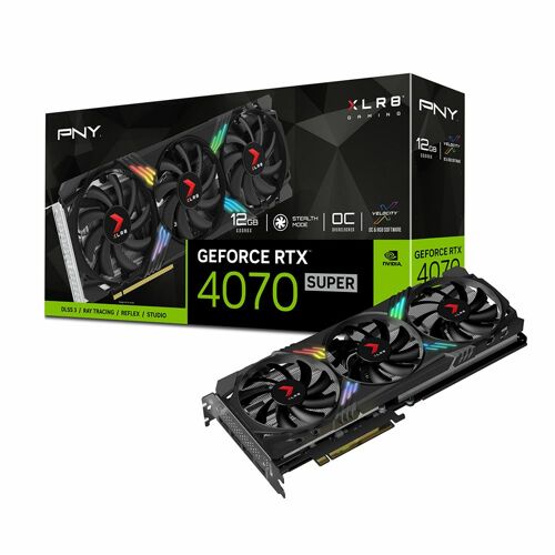 [PNY] XLR8 지포스 RTX 4070 SUPER VERTO OC EPIC-X RGB D6X 12GB TF 마이크로닉스