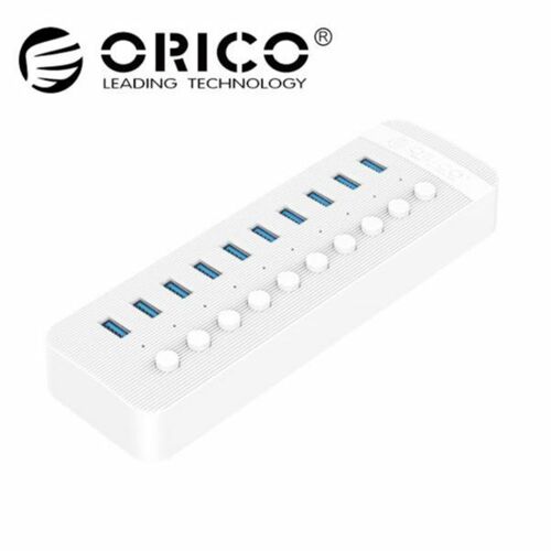 [오리코] ORICO CT2U3-10AB USB3.0 10포트 허브 (화이트)